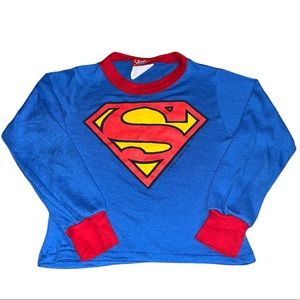 Vintage 1984 Superman Children’s Pajama Top NO CAPE